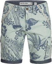 Heren korte broek mintgroen maat large (50)
