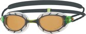 Zoggs Predator Polarized Ultra Zwembril Metallic Grey, Copper Polarized Regular Fit