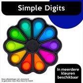 Simple Digits "Zwart" - Simple Dimple Groot - Pop It - Speelgoed Meisjes