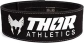 Thor Athletics - Powerlift Riem - Lifting Belt - Clip Sluiting - Zwart - Gewichthefriem - Lifting Belt - Krachttraining Accesscoires - Powerlifting - Bodybuilding - Deadlift - Squat - Maat (XXXL)