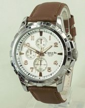 Catch® the time heren horloge basic serie 45 mm doorsnede