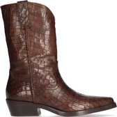 Notre-V 02-160 Enkellaarsjes - Enkelboots - Dames - Bruin - Maat 41