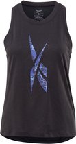Reebok Workout Safari Top Dames - sportshirts - zwart - maat L