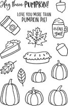 Pumpkin Spice Clear Stamps (JD050) (DISCONTINUED)