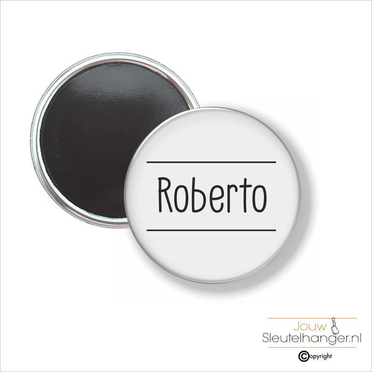 Button Met Magneet 58 MM - Roberto - NIET VOOR KLEDING - MC Living