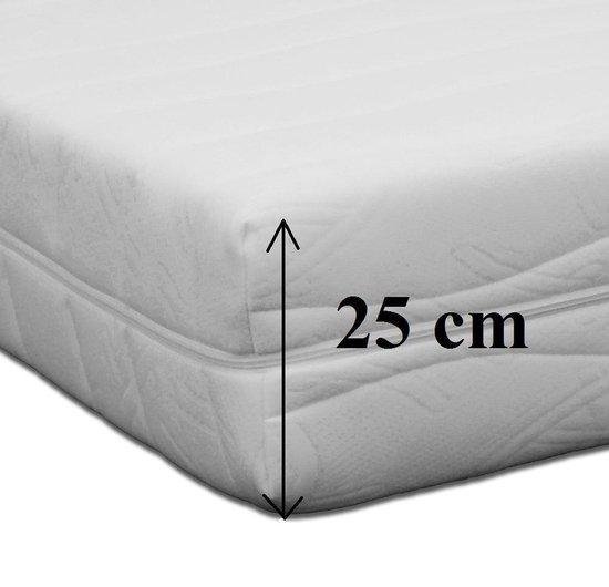 Hotel Matras Pocketvering 130x200 Koudschuim HR45 ca. 25cm dik