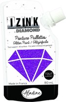 Aladine Izink Diamond glitter paint, violet
