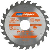 Norton Clipper Hout en Composiet - Zaagblad ATB Ripping - 150mm - voor Cirkelzagen en Afkortzagen