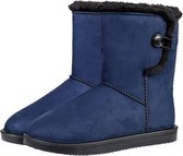 HKM Allweatherlaars Davos Button Fur donkerblauw maat 44