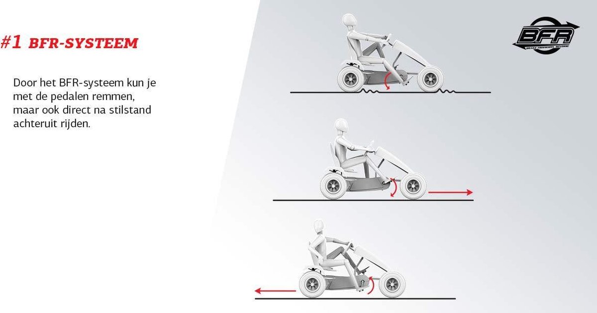 BERG XL frame Race GTS BFR-3 Skelter - Met handrem - Verstelbare Stoel - Drie versnellingen - Vanaf 5 jaar — afbeelding 8