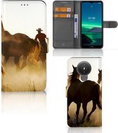 GSM Hoesje Nokia 1.4 Bookcase Cowboy