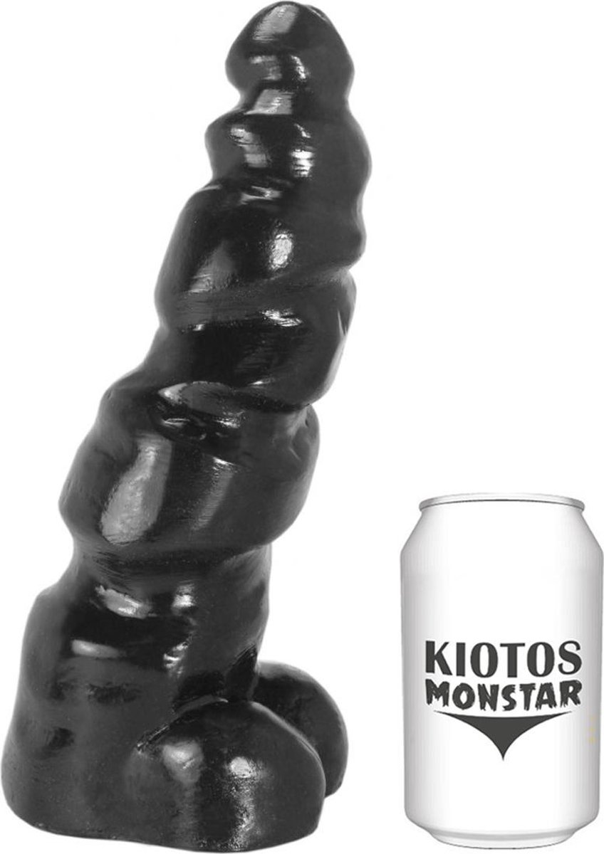 Kiotos Monstar - Dragon - Dildo - 28 x 8,4 cm - Zwart