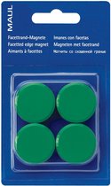 Maul magneet MAULsolid, diameter 32 mm, groen, blister van 4 stuks