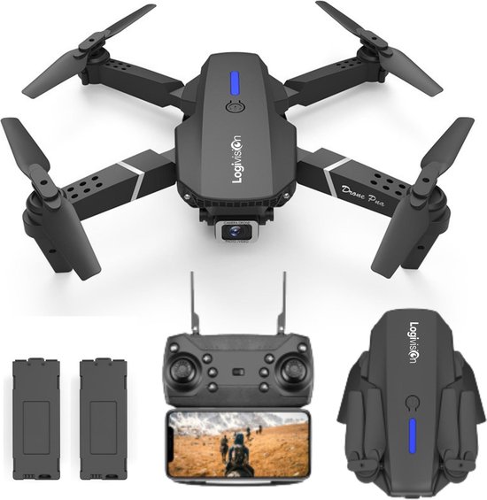 ramp hart composiet Logivision E88 Drone met 4K Camera - Drone met Camera voor Buiten/Binnen -  Mini Drone... | bol.com
