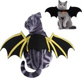 2 STUKS Huisdier Halloween Borstband Hond Kat Print Vleermuis Vleugels Props Grappige Kostuums, Maat: S (Bell)