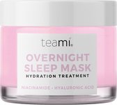 Teami Blends - Overnight Sleep Mask - 60 ml - Ontwaak met een heldere, babyzachte huid met deze diep hydraterende slaapmasker verrijkt met vitamines en hyaluronzuur!