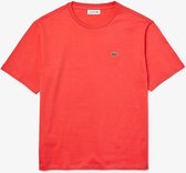 Lacoste Dames T-shirt - Energy Red - Maat 32