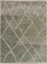 Vloerkleed Brinker Rabat Green Taupe | 240 x 340 cm