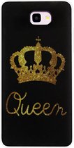 ADEL Siliconen Back Cover Softcase Hoesje voor Samsung Galaxy J4 Plus - Queen Koningin
