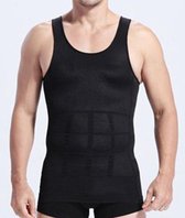 Sous-vêtements sculptants homme - Chemise - Zwart - Taille XL