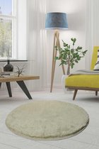 Livetti | Salonmat | Tapijt | Vloerkleed | Kamermat | Rond | 90x90 | Wasabi