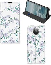 Smart Cover Nokia G10 | Étui pour téléphone G20 Blossom White