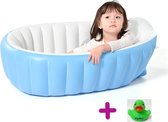 Papillon - Babybadje - Opblaasbaar Kinderbad - Draagbaar badje - Blauw