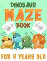 Dinosaur Maze Book For 4 Years Old