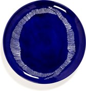 SERAX - Feast by Ottolenghi - Bord L 26x26cm Lapis Lazuli Swirl-S