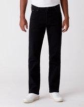 Wrangler Texas Str Heren Regular Fit Jeans Zwart - Maat W33 X L30