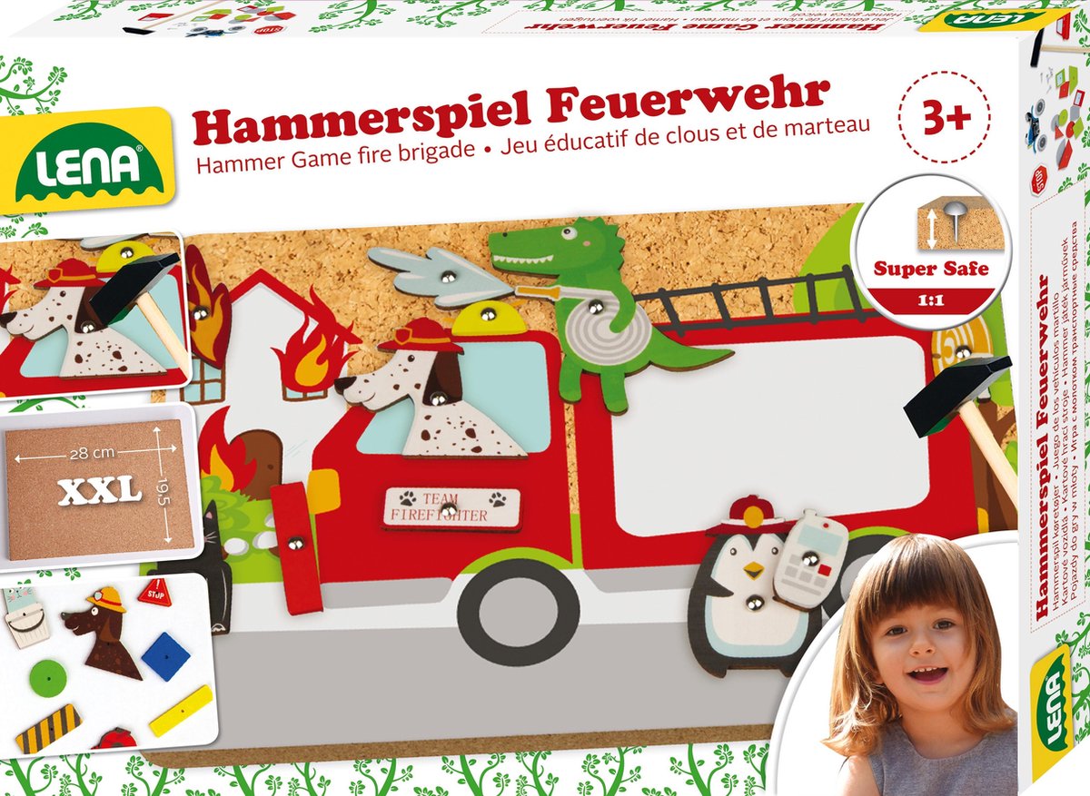 Lena Hamertje tik brandweer