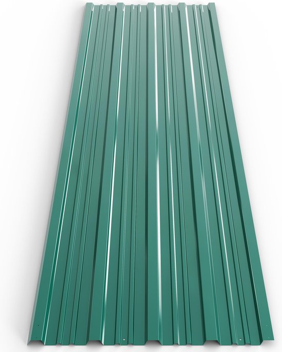 Foto: Gardebruk dakplaten afm 129 x 46cm 7m 12 stuks groen