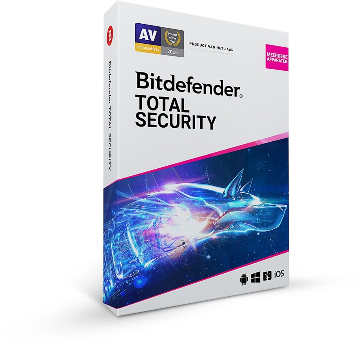 Bitdefender Total Security 2022 - 12 Maanden - 5 Apparaten - Nederlands - Windows iOS MAC & Android Download
