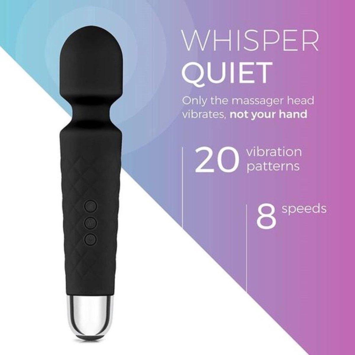 Magic Wand Original - Vibromasseur à Poser - 20 Vitesses Vario - Silicone - Neuf