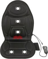 Ariko Luxe 2 in 1 Massage & Warmte Autostoel Mat - verwarmingskussen massagekussen auto of thuis - 12V & 220V verwarming zitkussen - Rug nek schouders dijen billen - stoelverwarmin
