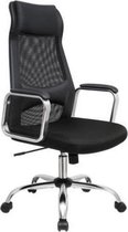 Segenn's bureaustoel - bureaustoel met netbekleding - ergonomische bureaustoel - ademende rugleuning - met hoofd- en lendensteun - in hoogte verstelbaar - belastbaar tot 140 kg - z