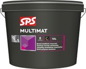 Sps Multimat Muurverf  9010 10 Liter + Gratis Muurverfset
