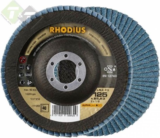 Lamellenschijf 125 X 2223 Mm K 40 Rhodius 