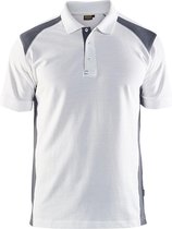 Blaklader Blåkläder 3324 Poloshirt Piqué-medium Grijs/Zwart-XL