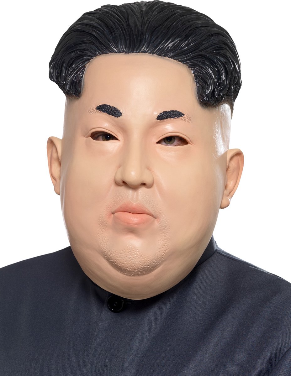 Kim Jong Un/Oen carnaval verkleed masker - latex - voor volwassenen - Dictator thema