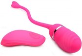 Luv-Pop Rechargeable Remote Control Egg Vibrator - Pink - Butt Plugs & Anal Dildos - Eggs