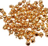 50 goudkleurige- belletjes- jingle bell-10 mm-hobby-Charme Bijoux