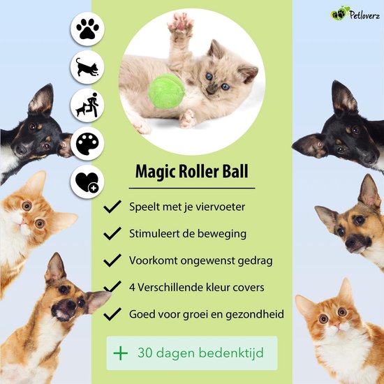2 stuks Chewie Virale Rollende Bal, Chewie Ball for Katten Honden