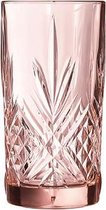Luminarc Salzburg longdrinkglas - 38 cl - Old roze - Set-4