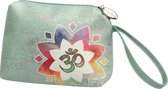 Goebel® - Lotus | Make-up tasje "OM Groen" | Toilettas, kunstleer, 18cm