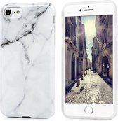 iPhone 6/6s marmer case - hoesje marmer - wit marmer - hoesje iPhone wit - wit hoesje