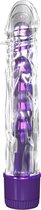 Mr. Twister Metallic Vibe with Sleeve - Purple - Classic Vibrators -