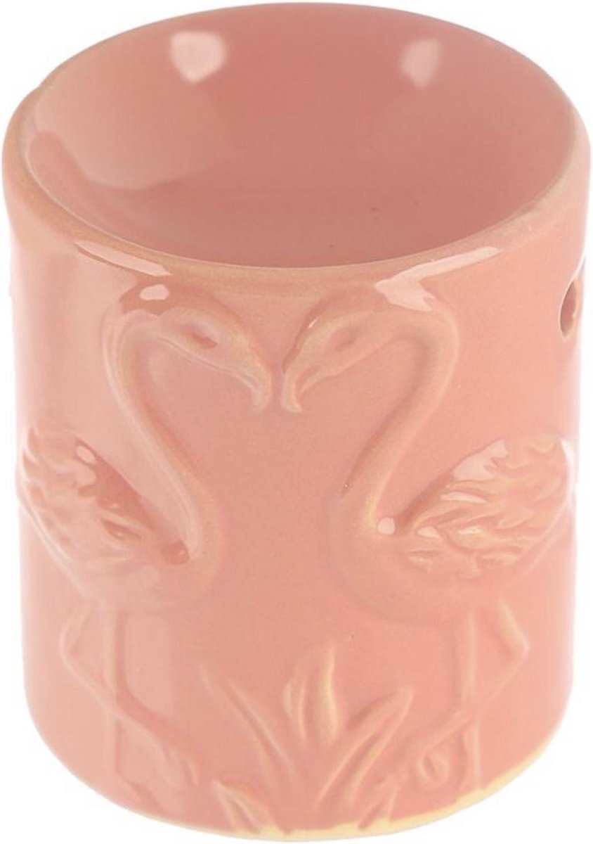 Goedkoopste Eden - Oliebrander - Flamingo - Ø 7,5 cm, hoogte 9 cm