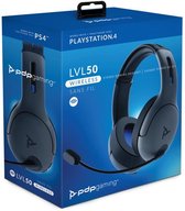 PDP Gaming LVL50 Draadloze Gaming Headset - PS4 & PS5 - Official Licensed - Zwart