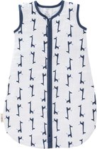 Fresk Slaapzak muslin 2-laags Giraf indigo blue